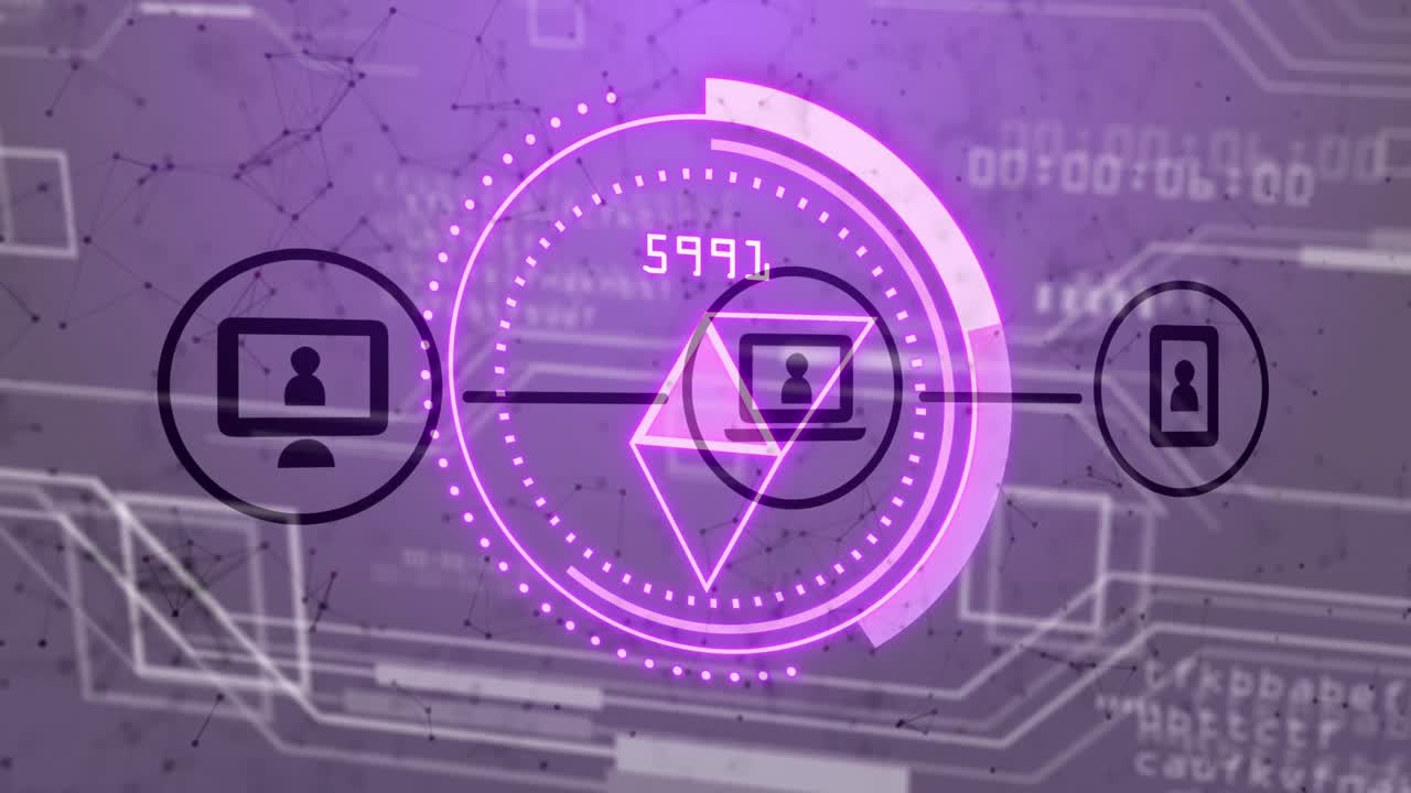 수학적 방정식의 애니메이션과 환영 배경