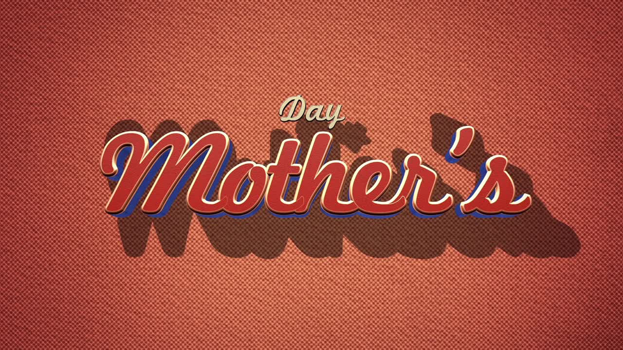 Celebrate Mothers Day with striking cutout typography