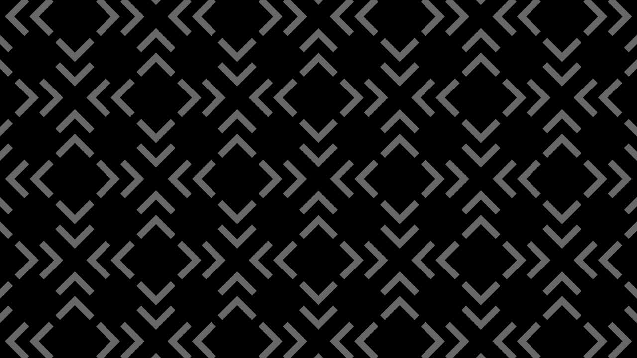 patrón gráfico en blanco y negro con efecto estroboscópico e hipnótico, mientras aumenta en tamaño y luego lo reduce.