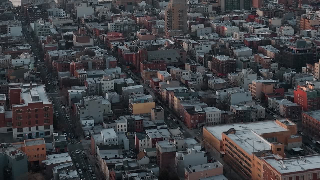 Utforska stadslandskapet i New York City under vintersäsongen
