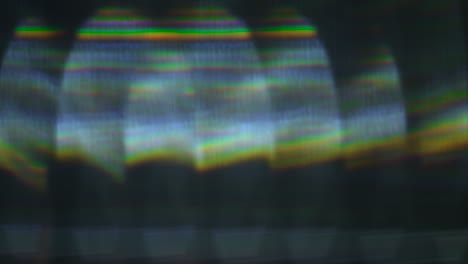Flickering light bokeh