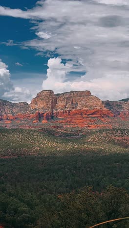 red rock mountain scenery