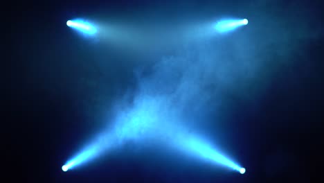 background lights flash blue