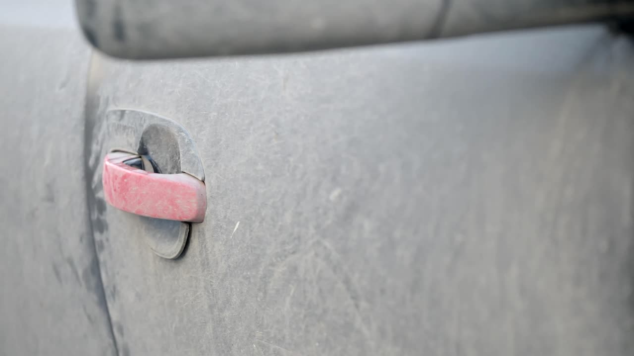 Dirty Car Door Handle