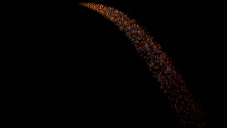 flame fire cg animación de partículas gráficos de movimiento