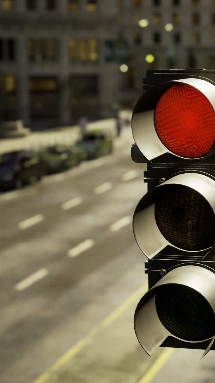 Semaforo rosso in un contesto urbano durante il giorno.