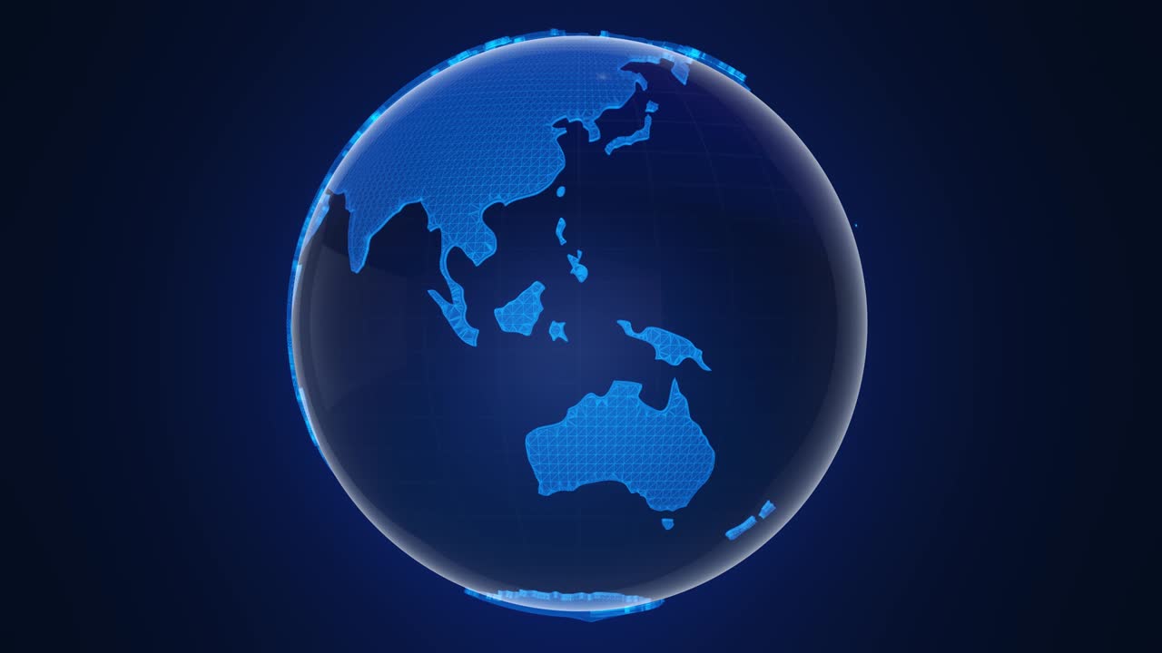 el bucle de fondo de las noticias mundiales en 3d