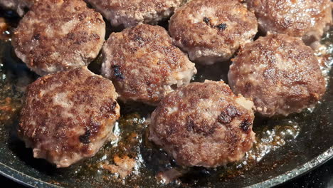 Delicious-Meatballs-Frying-In-Cooking-Oil.-closeup-shot