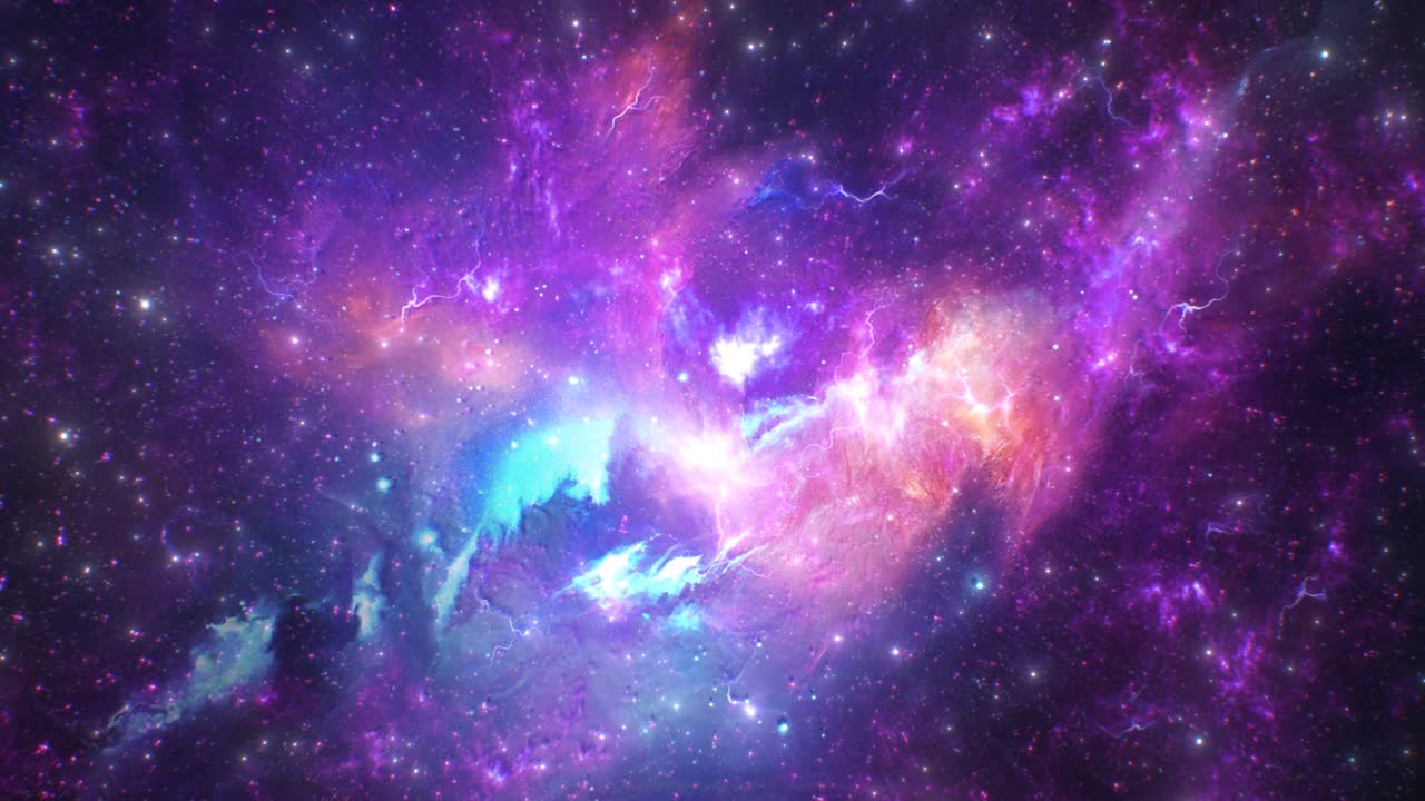 Fly Through Stars in Outer Space Nebula Supernova Galaxy Journey - 4K Seamless VJ Loop Motion Background Animation