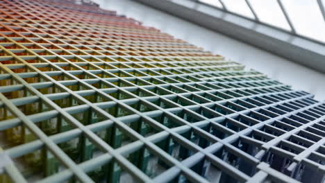 colorful gradient grid structure