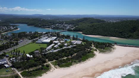 Talle-Rec-Centre-In-Palm-Beach---Southern-Gold-Coast---Queensland-QLD---Australia---Drone-Shot