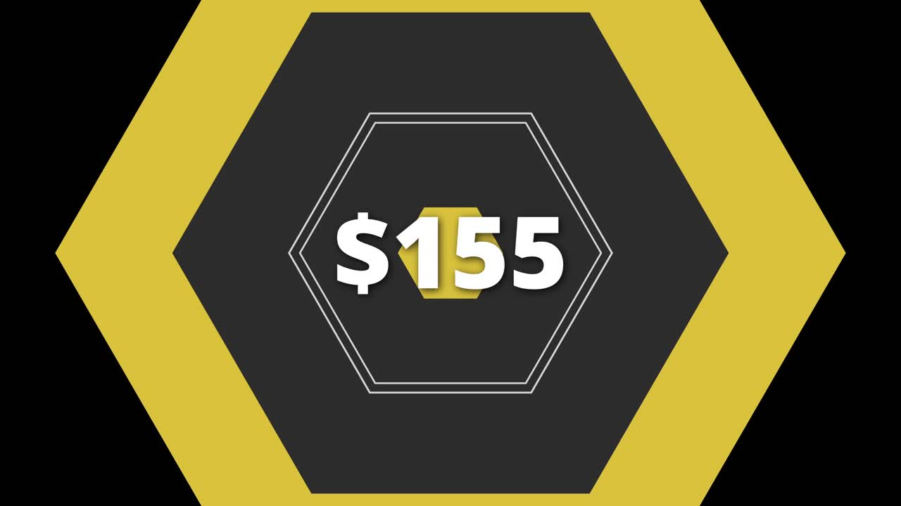 An engaging graphic showcasing a $155 price aimed at attracting creative service clients