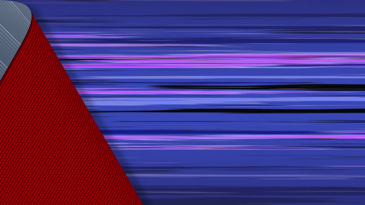 el papel pintado se retiró para revelar rayas púrpuras de rápido movimiento