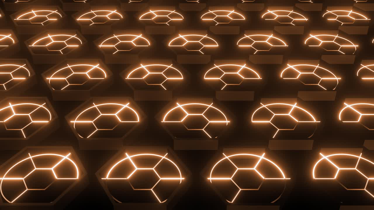 추상적인 반이는 육각형 패턴