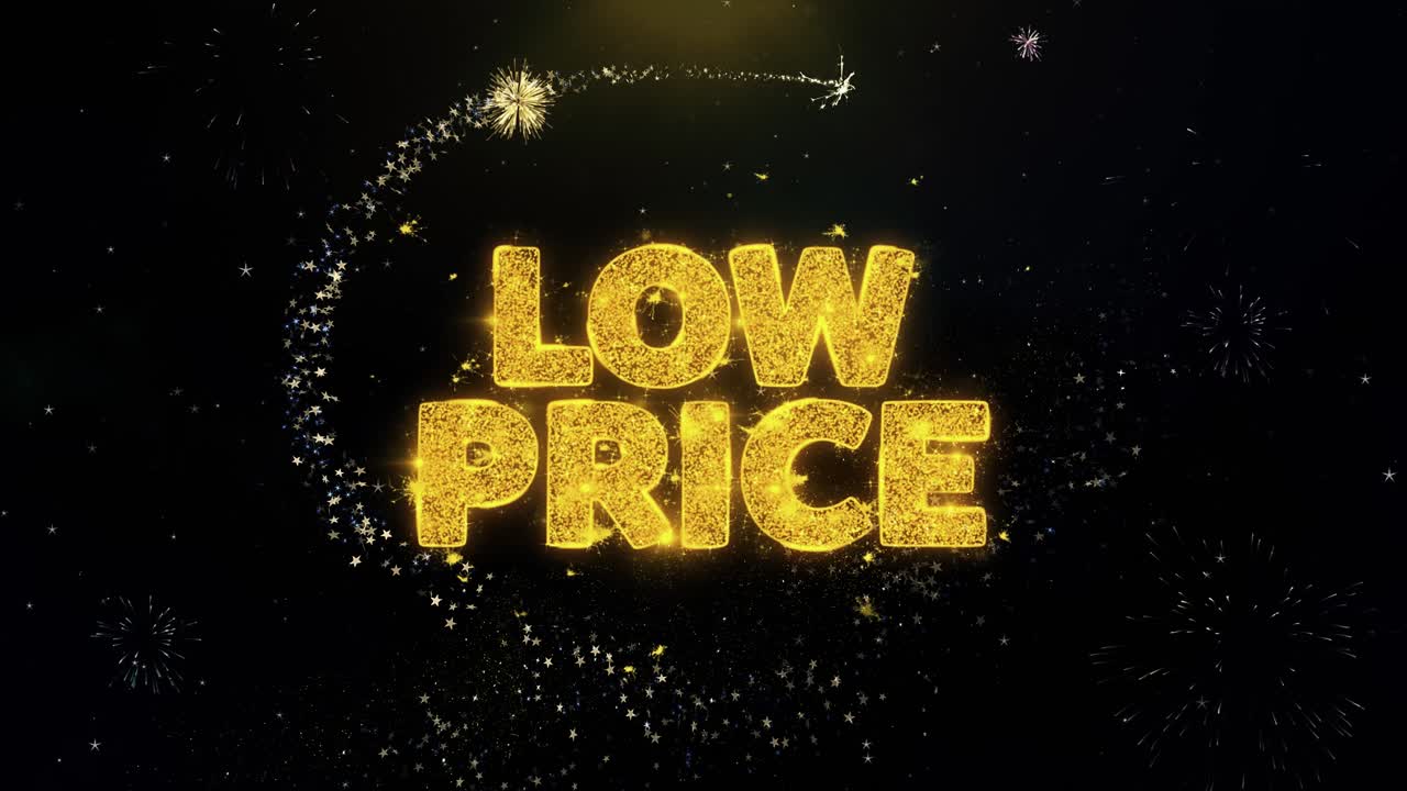 Low Price Promotion with Fireworks