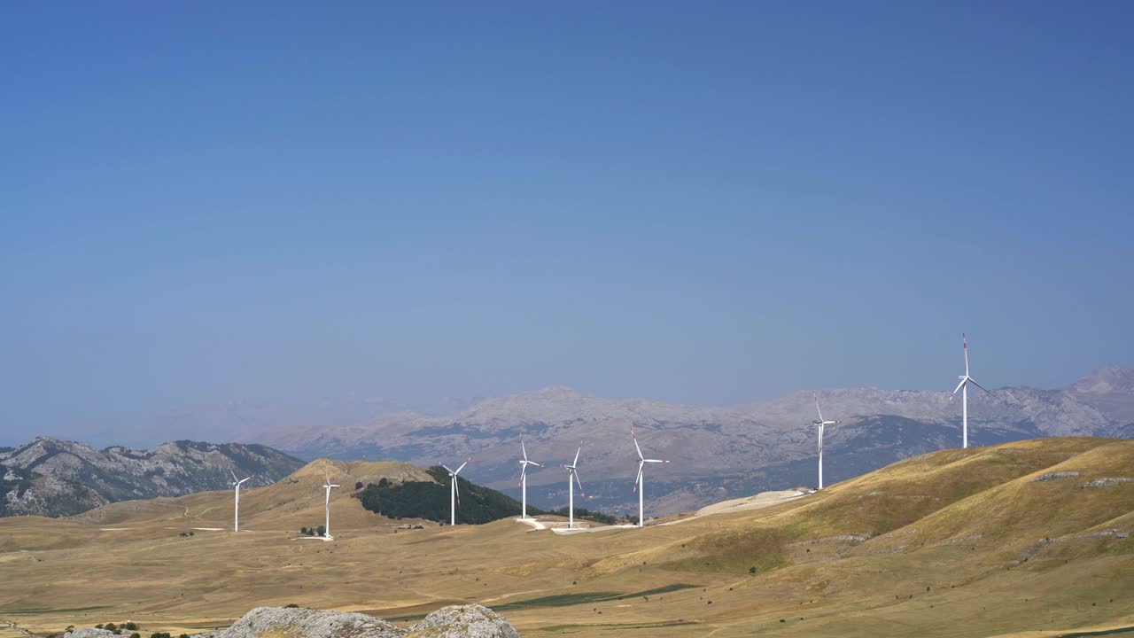 풍력 에너지를 전기로 변환하는 풍력 공장