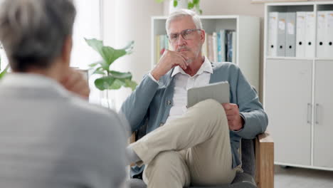 therapist with patient in office setting