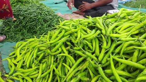 Chiles-Verdes-En-El-Mercado-Indio