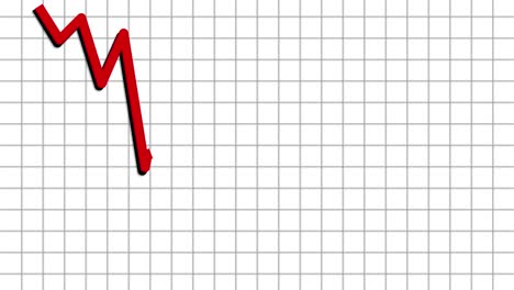 graph showing fluctuating stock market trends