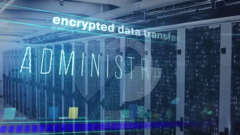 Animation-of-data-processing-over-server-room