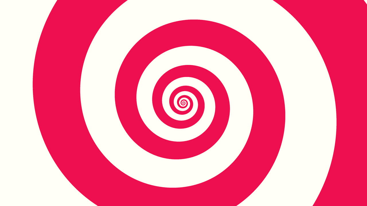 모션 소개 기하학적 빨간색 나선형 라인 추상적 인 배경 1