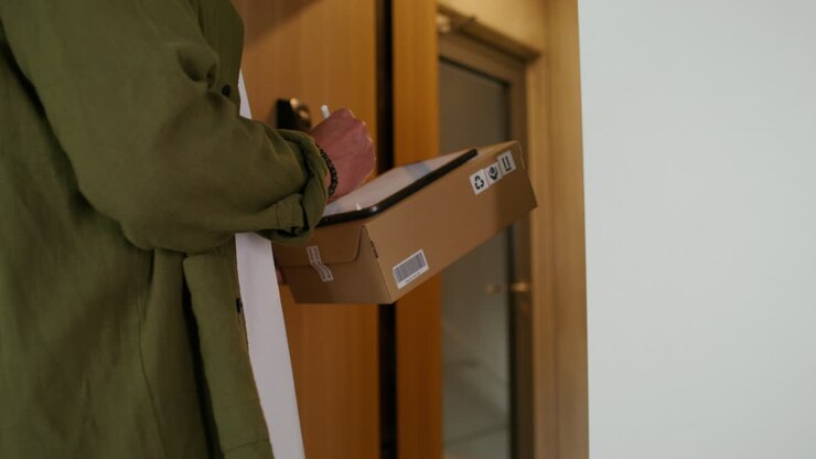 Receiving a Delivery at Home