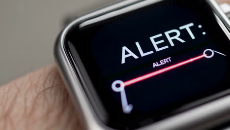 smartwatch alert display