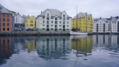 aksla at the city of alesund , norway