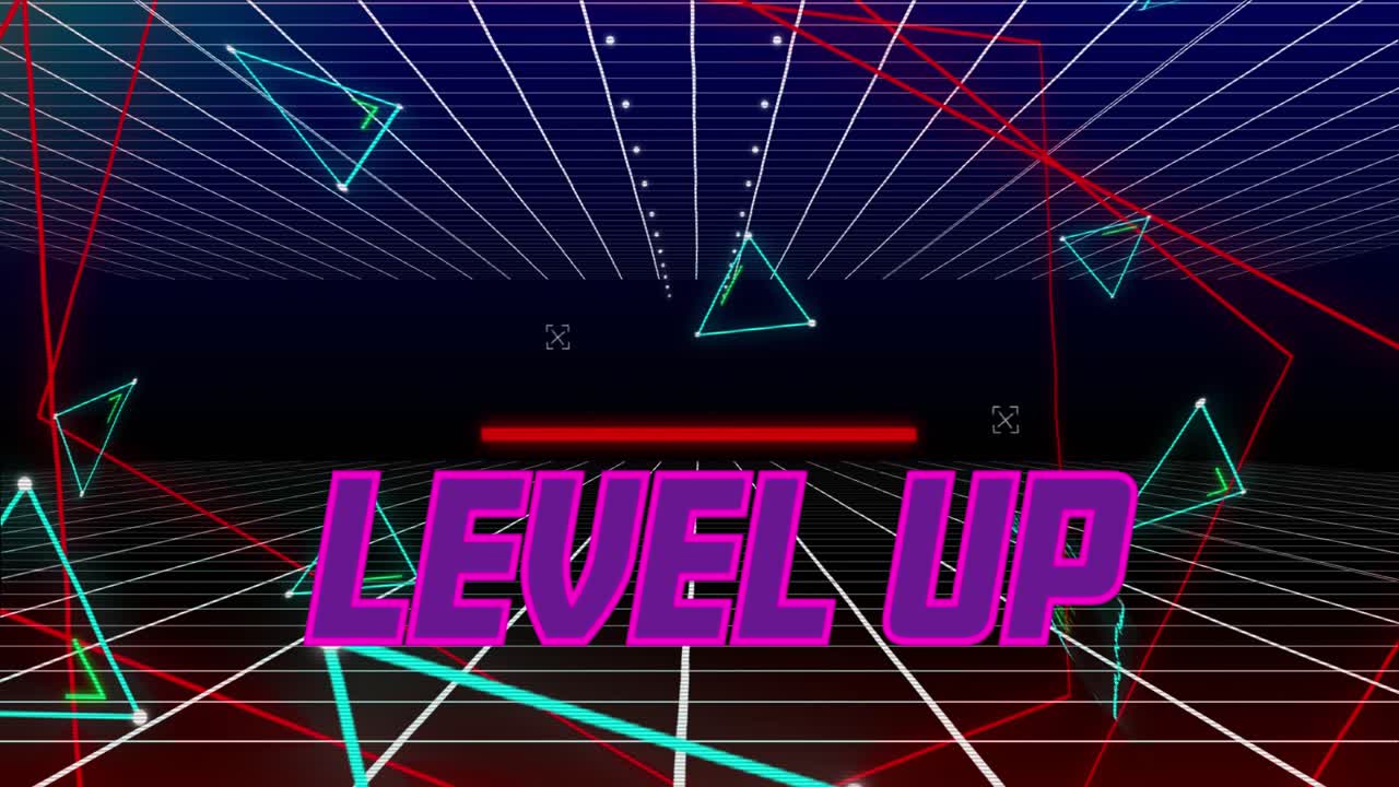 Start text and futuristic background