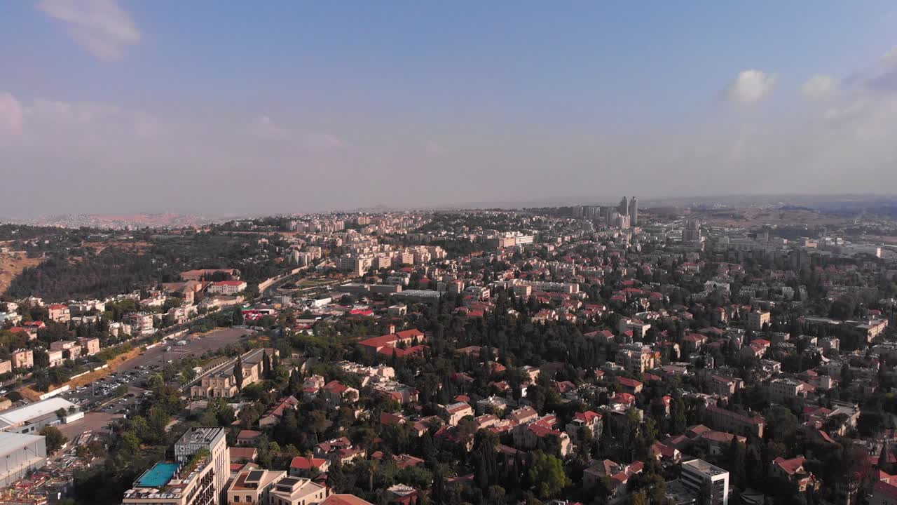 el centro de jerusalén vista aérea