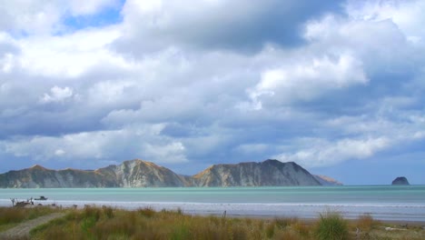 Small-Boat-Going-Into-Tolaga-Bay