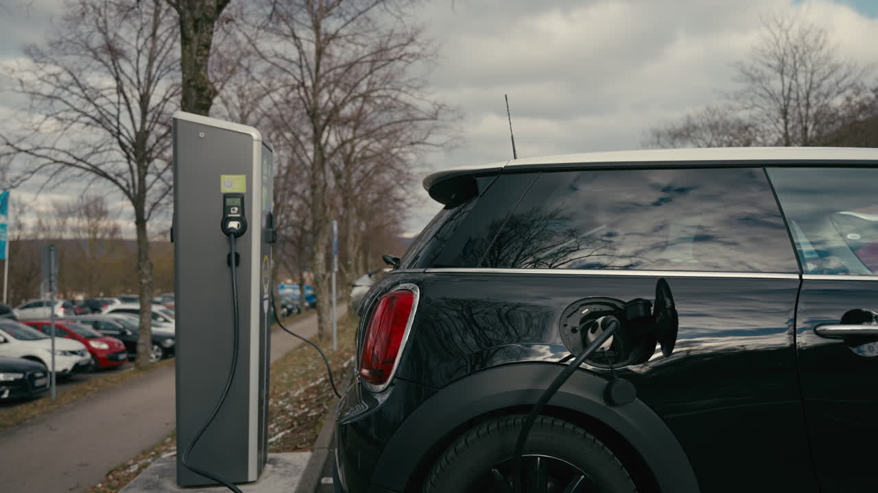 스테이션에서 전기 자동차 충전