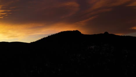 Mountain-Peak-Colorful-Sunrise-Aerial-Parallax-Shot-4K