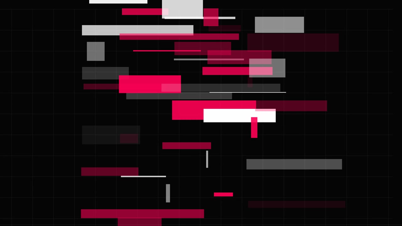 Abstract Motion Graphics with Geometric Lines and Glowing Light