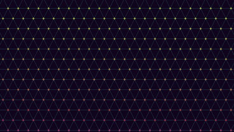 glowing blue and green grid pattern on black background