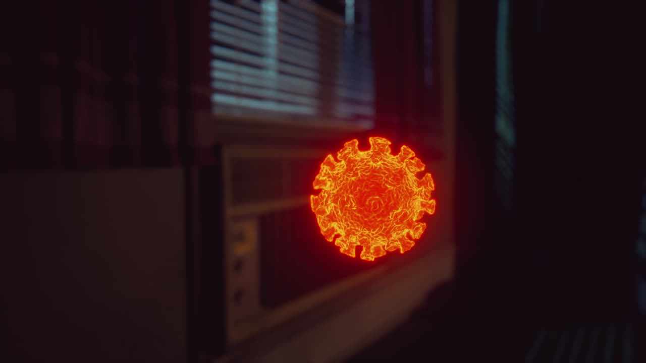 빈 호텔 방에서 코로나19 코로나바이러스