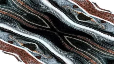 único colorido caleidoscopio patrón de mármol fractal fondo de movimiento.