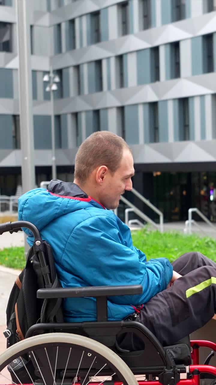 People talking outdoors