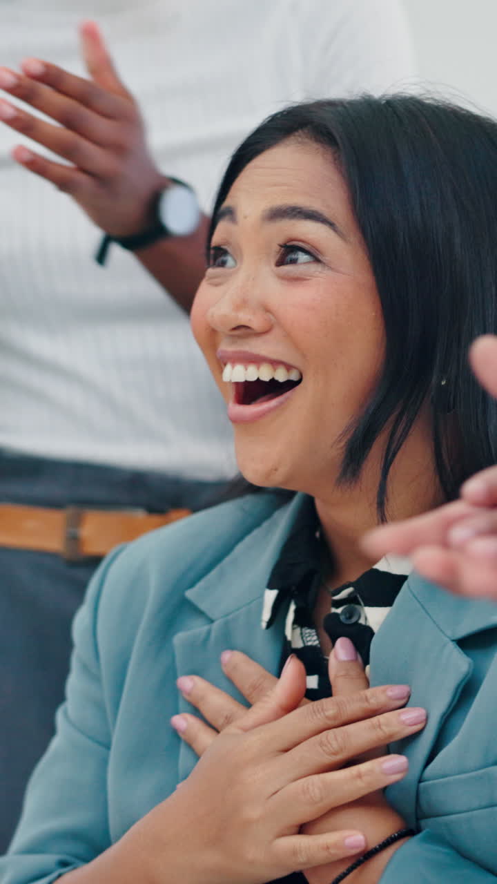 Professional Asian Woman in Business Meeting