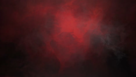animation of a grey and red shadow on a black background