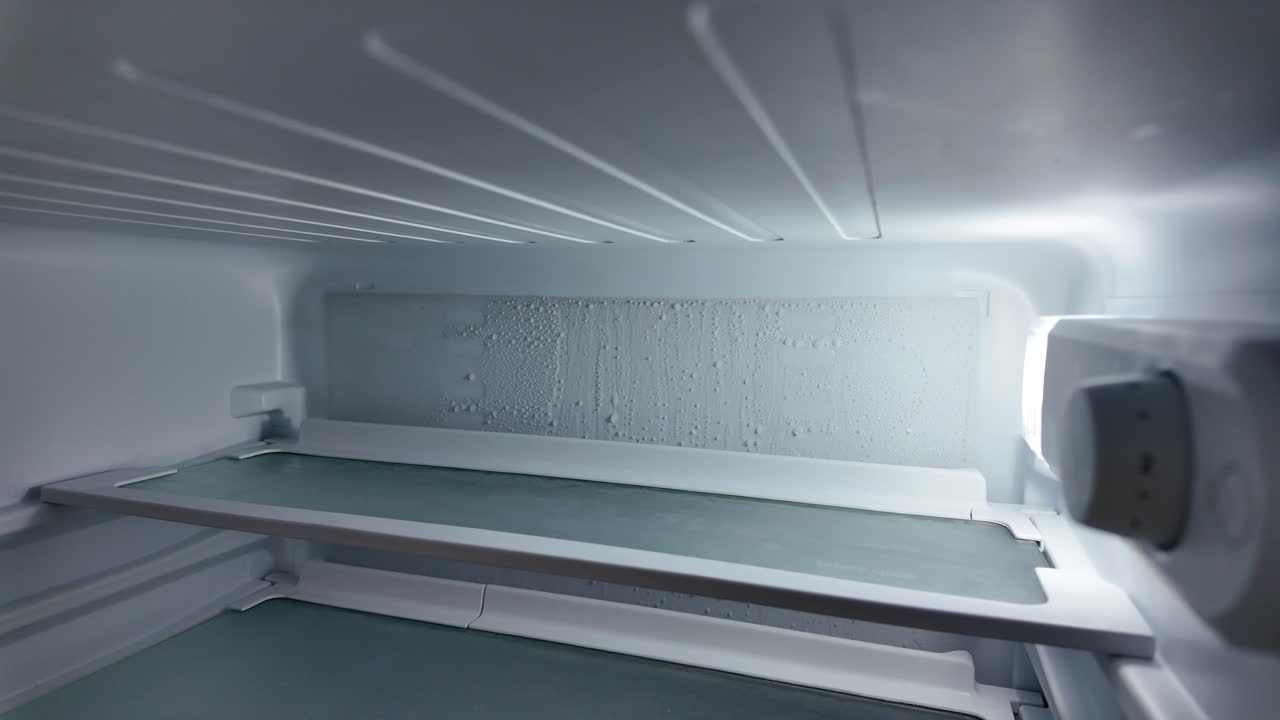 Inside an Empty Refrigerator