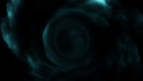 enigmatic blue vortex mesmerizing, glowing spiral on dark background