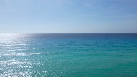 beautiful turquoise ocean and blue sky