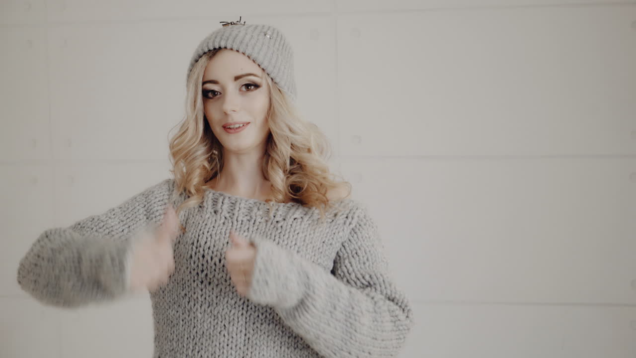 Fashion , beauty and make up portrait. Portrait of young beautiful blonde woman with perfect make up