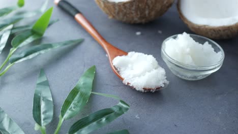 coconut oil and coconut fruit