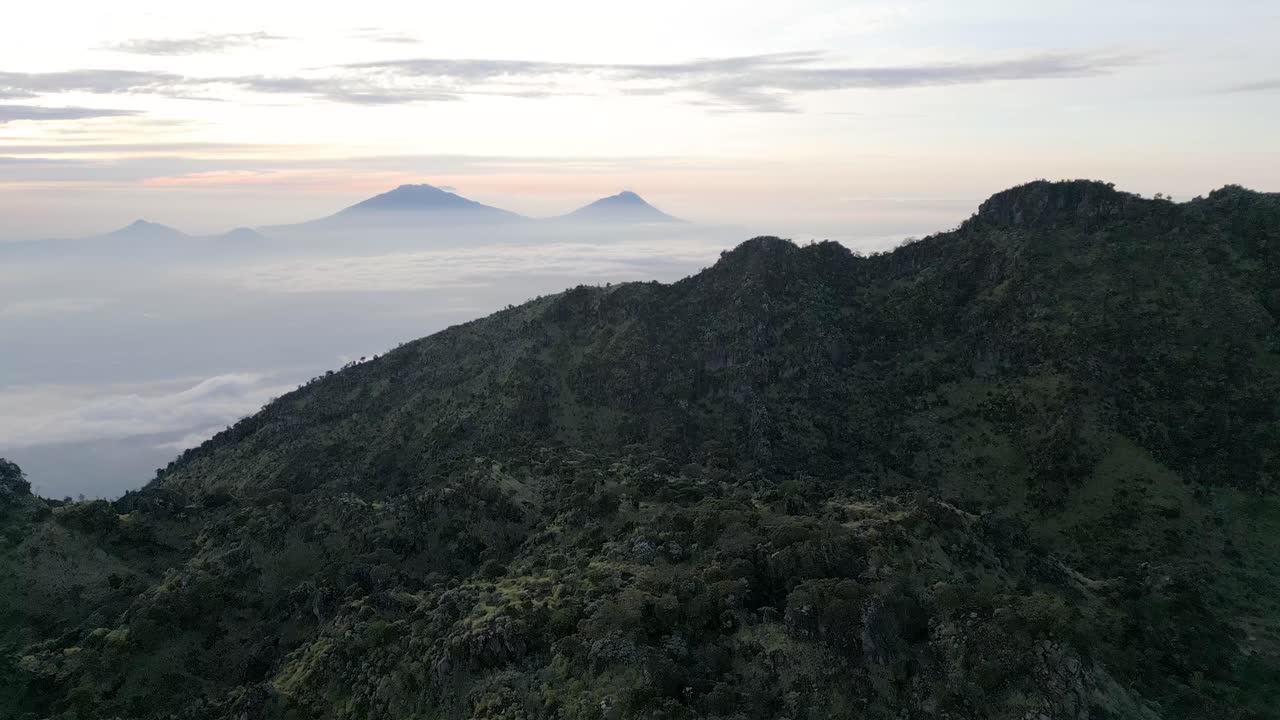Central Java Sumbing Sindoro Mountain