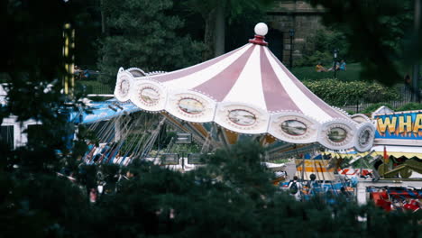 carousel in a park