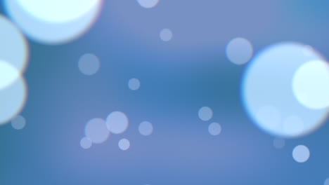 fondo azul abstracto con círculos blancos dispersos