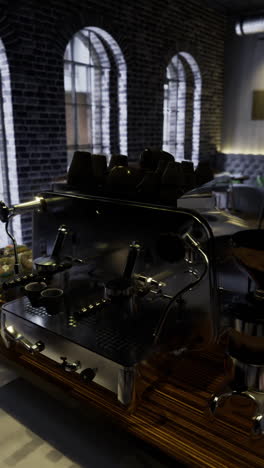 modern coffee shop interior with rich design elements and cozy atmosphere