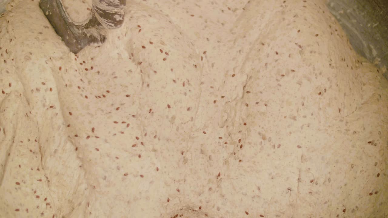 panadería de cerca de la masa